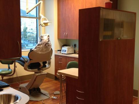 a dental procedure room